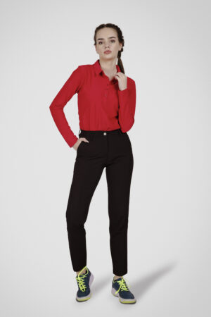 rom golf trousers Black